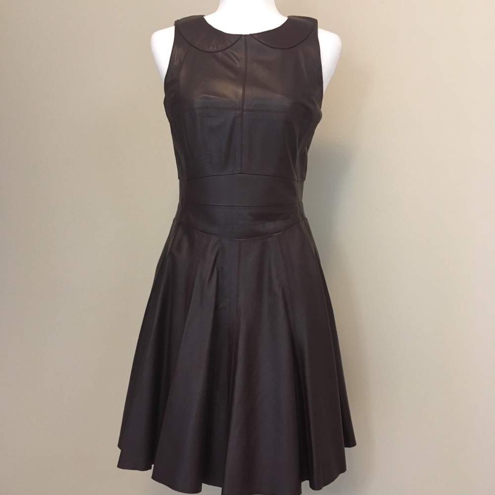 leather dress by Karen Millen. Size 6